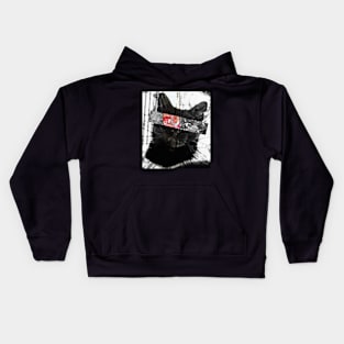 Black Cat Eyes Kids Hoodie